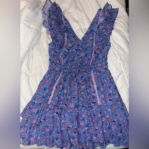 loveshackfancy floral print dress. size medium. length above knees